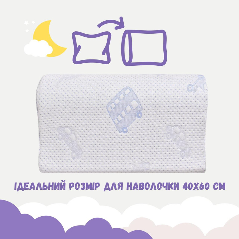 Подушка дитяча IDEIA 47*30*8(5) - Papaella Memory Foam ортопедична Подушка дитяча IDEIA 47*30*8(5) - Papaella Memory Foam ортопедична