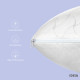 Подушка ортопедична IDEIA - Memory Foam 59х43х12 з ефектом пам'яті та наволочкою на блискавці біла