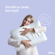 Подушка ортопедична IDEIA - Memory Foam 59х43х12 з ефектом пам'яті та наволочкою на блискавці біла