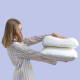 Подушка ортопедична IDEIA - Memory Foam 59х43х12 з ефектом пам'яті та наволочкою на блискавці біла