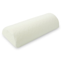Подушка ортопедична IDEIA - Memory Foam 10х49х20 Напіввалік з ефектом пам'яті та наволочкою на блискавці біла