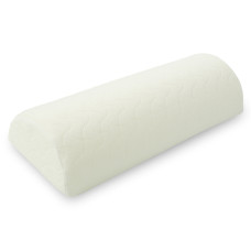 Подушка ортопедична IDEIA - Memory Foam 10х49х20 Напіввалік з ефектом пам'яті та наволочкою на блискавці біла