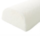 Подушка ортопедична IDEIA - Memory Foam 10х49х20 Напіввалік з ефектом пам'яті та наволочкою на блискавці біла
