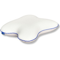 Подушка ортопедична IDEIA - Memory Foam 58х50х12 метелик з ефектом пам'яті та наволочкою на блискавці білий