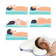 Подушка ортопедична IDEIA - Memory Foam 58х50х12 метелик з ефектом пам'яті та наволочкою на блискавці білий