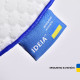Подушка ортопедична IDEIA - Memory Foam 58х50х12 метелик з ефектом пам'яті та наволочкою на блискавці білий