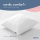 Подушка IDEIA 70x70 - Nordic Comfort Plus стьобана на блискавці біла