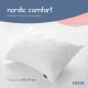 Подушка IDEIA 50x70 - Nordic Comfort Plus стьобана на блискавці біла