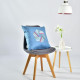 Подушка декоративна IDEIA 50х50 - Rain Simplicity з вишивкою джинс