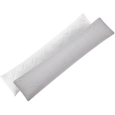 Подушка довга IDEIA 40x140 - Nordic Comfort Plus для сну та відпочинку з блискавкою та наволочкою сіра