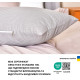 Подушка довга IDEIA 40x140 - Nordic Comfort Plus для сну та відпочинку з блискавкою та наволочкою сіра