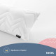 Подушка довга IDEIA 40x140 - Nordic Comfort Plus для сну та відпочинку з блискавкою біла