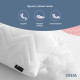 Подушка довга IDEIA 40x140 - Nordic Comfort Plus для сну та відпочинку з блискавкою біла