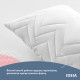 Подушка довга IDEIA 40x140 - Nordic Comfort Plus для сну та відпочинку з блискавкою біла