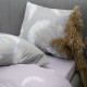 Постільна білизна Isleep Viluta ранфорс із простирадлом на гумці (160*200) - 22214 євро