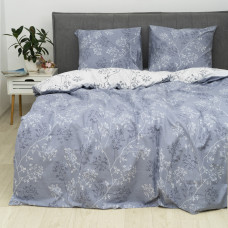 Постільна білизна Isleep Viluta ранфорс з простирадлом на гумці (180*200) — 22222 євро