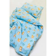 Постільна білизна Viluta ранфорс - 20122 синя підліткова