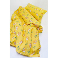 Постільна білизна Viluta ранфорс - 20122 жовта підліткова