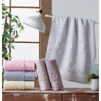 Набір рушників Cestepe Cotton Delux Жакард — Sehrazat 50*90 (6 шт.)
