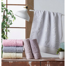 Набір рушників Cestepe Cotton Delux Жакард — Sehrazat 50*90 (6 шт.)