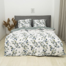 Постільна білизна Isleep Viluta ранфорс з простирадлом на гумці (160*200) — 24320 євро