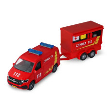 Ігровий набір - Volkswagen Служба 112 (з причіпом)