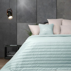 Покривало IDEIA - Стиль Люкс двостороннє м'ята/св.сірий 220*240