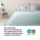Покривало IDEIA - Стиль Люкс двостороннє м'ята/св.сірий 220*240