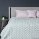 Покривало IDEIA - Warmis Sei Design двостороннє м'ята/св.сірий 220*240
