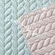Покривало IDEIA - Warmis Sei Design двостороннє м'ята/св.сірий 220*240