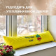 Подушка валик декоративна IDEIA 15х90 - утеплювач для вікон і дверей жовта