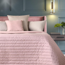 Покривало IDEIA - Стиль Люкс двостороння пудра/св. сірий 240*260
