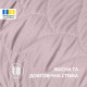Подушка валик декоративна IDEIA 15х90 - утеплювач для вікон та дверей бежева коса