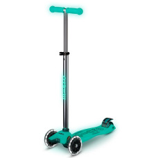 Самокат Micro серії Maxi Deluxe Glow LED – Желейний зелений