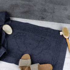 Рушник махровий для ніг Aisha Hotel — Ніжки графіт 50x70 (650 г/м2)