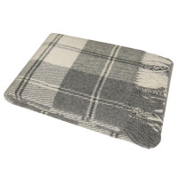 Плед вовняний Vladi - Ельф №3 Mason біло-сіро-т.сірий 140*200 полуторний