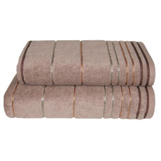 Рушник Parisa Home Stripe Cotton - D-272 капучино 50*90 (600 г/м2)