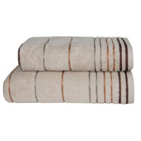 Рушник Parisa Home Stripe Cotton - D-272 кремовий 70*140 (600 г/м2)