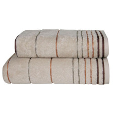 Рушник Parisa Home Stripe Cotton - D-272 кремовий 50*90 (600 г/м2)