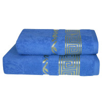 Рушник Parisa - J-022 Caesar блакитний 70*140 (430 гр/м2)