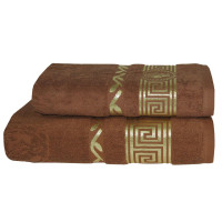 Рушник Parisa Home - J-022 Caesar коричневий 70*140 (430 гр/м2)