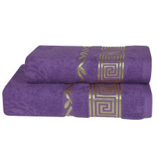 Рушник Parisa — J-022 Caesar бузковий 50*90 (430 г/м2)