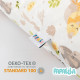 Набір бортик-валик захисний у ліжечко IDEIA Papaella 120x15 см + 60x15 см бавовна обіймашки