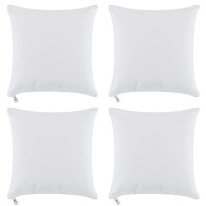 Набір із чотирьох подушок IDEIA 45x45 - внутрішні для декоративних наволочок білий