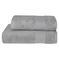 Рушник Parisa Home Terry Waffle - J-403 світло-сірий 70*140 (550 г/м2)