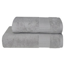 Рушник Parisa Home Terry Waffle - J-403 світло-сірий 50*90 (550 г/м2)