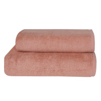 Рушник Parisa Home Flat Cotton - H-500 (500 г/м2) персиковий 70*140