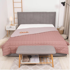 Ковдра Viluta Дует - Рожевий кварц полегшена 170x205 двоспальна (150 гр/м2)