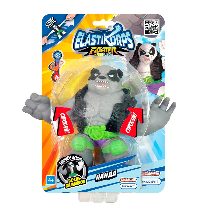 Стретч-іграшка Elastikorps серії Fighter Kamaleon – Боєць-хамелеон Стретч-іграшка Elastikorps серії Fighter Kamaleon – Боєць-хамелеон