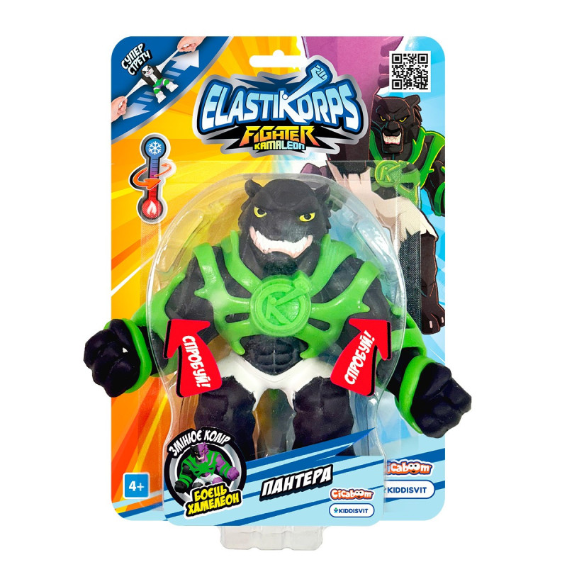 Стретч-іграшка Elastikorps серії Fighter Kamaleon – Боєць-хамелеон Стретч-іграшка Elastikorps серії Fighter Kamaleon – Боєць-хамелеон